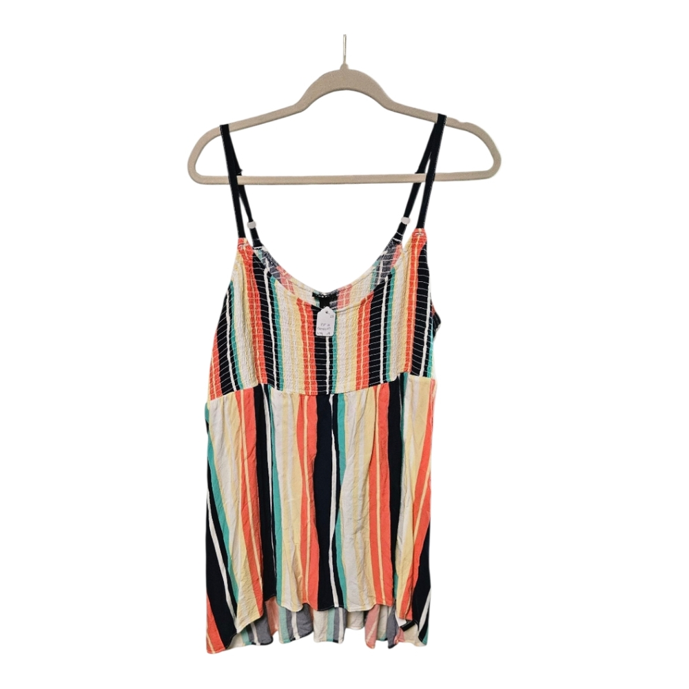 Torrid Multicolor Striped Camisole